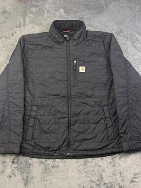 Carhartt Men's XL Black Quilted Puffer Jacket
